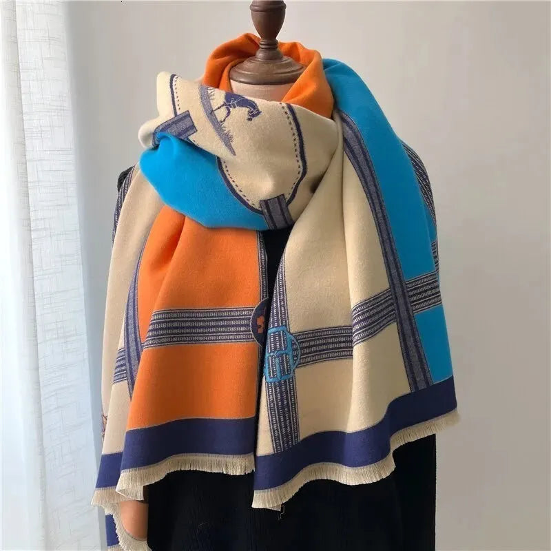 Scarf - Geraldine Luxe - Cashmere - Warm and Soft - Perfect for Winter