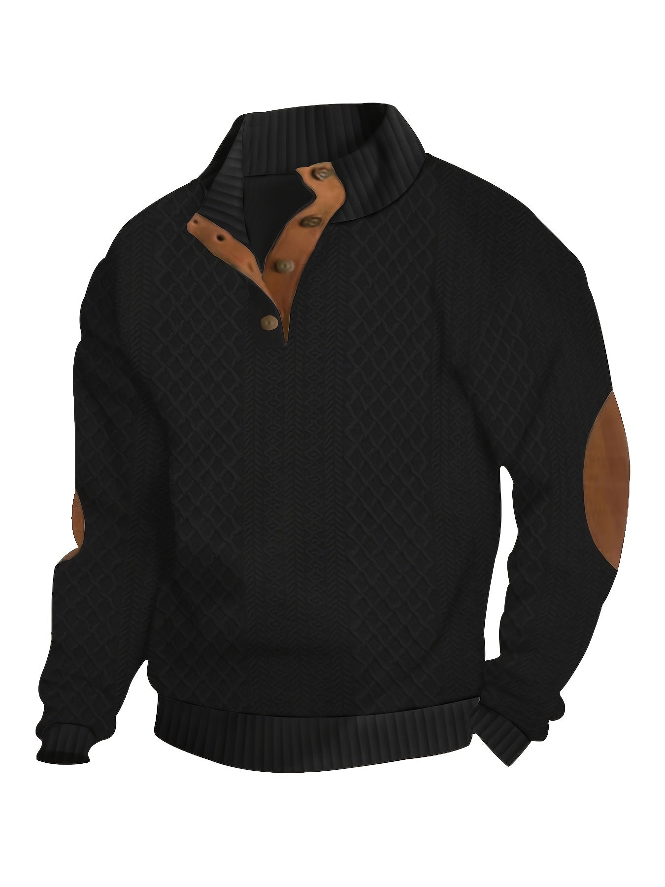 Half Zip Stand-up Collar Sweatshirt - Regular Fit - Modera - MD 82 - Essential in Multiple Colors