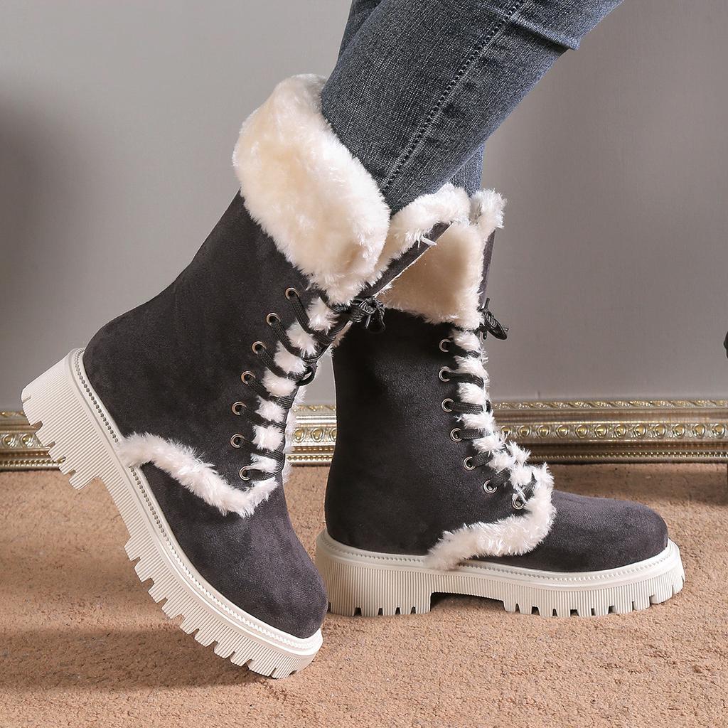 Warm Suede Snow Boots | Beau - Protective and Stylish - Ideal for Winter Days