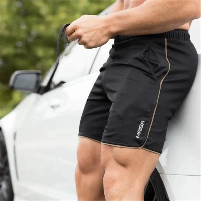 Sporty Men's Swimming Trunks