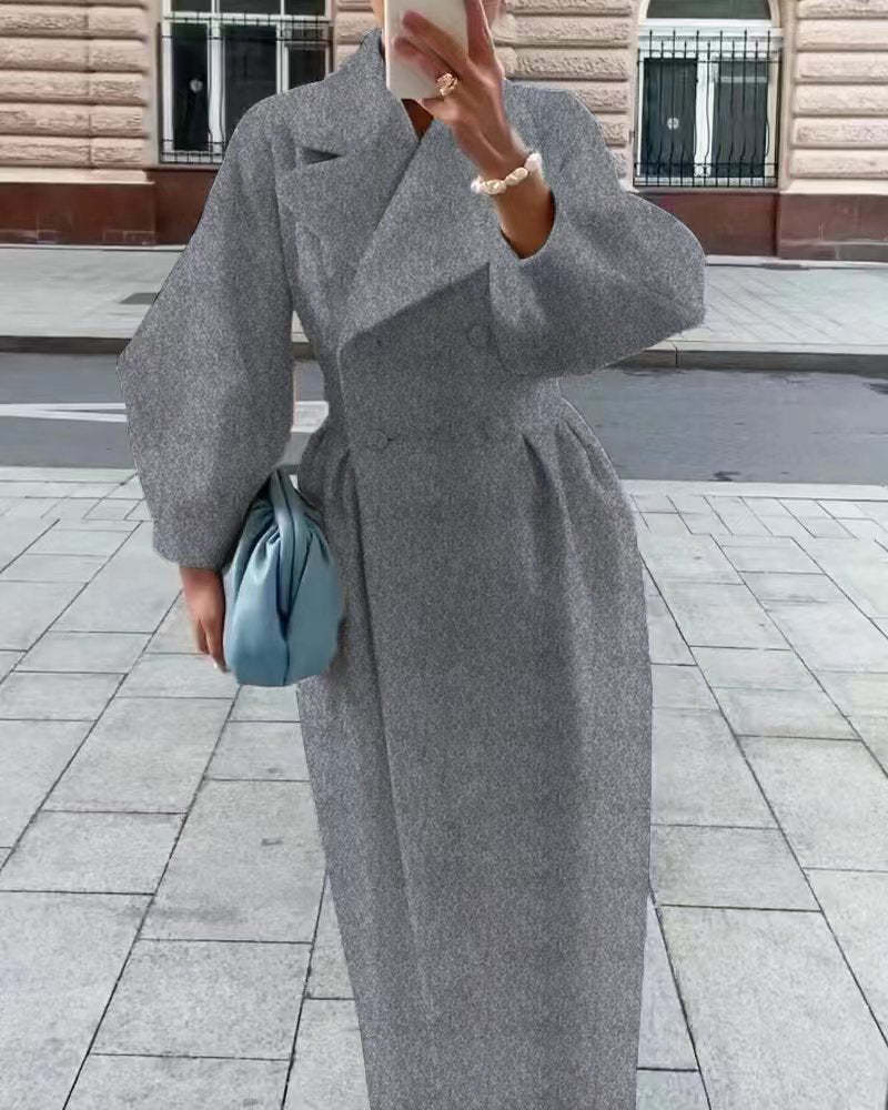 Vintage Coat with Lantern Sleeves | Clara - Elegant and Stylish