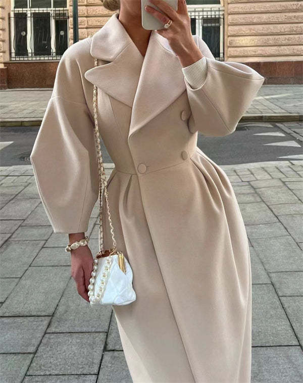 Vintage Coat with Lantern Sleeves | Clara - Elegant and Stylish