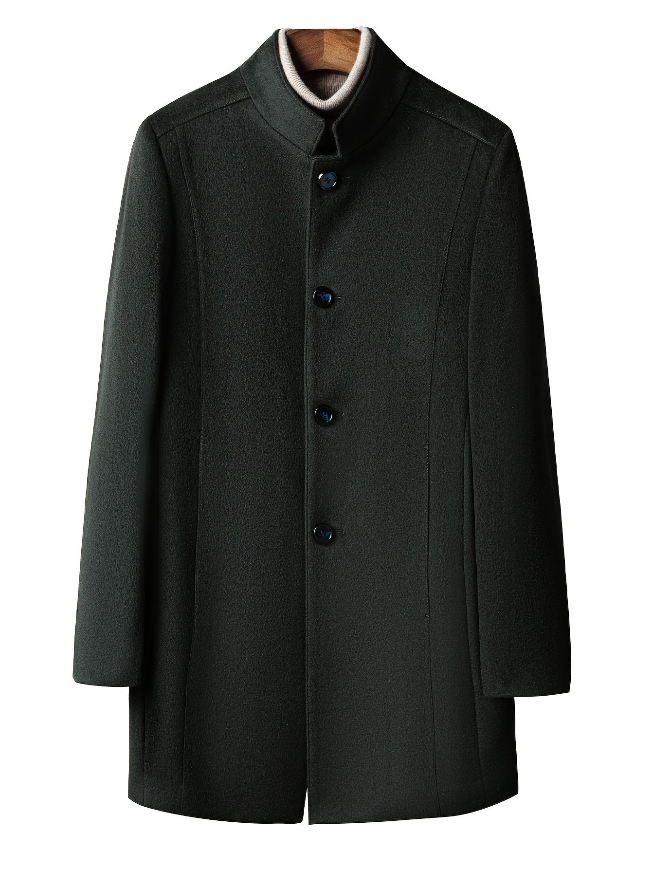 Comfortable Wool & Cashmere Blend Coat - Regular Fit - Naviero - NV 11 - Essential in Multiple Colors