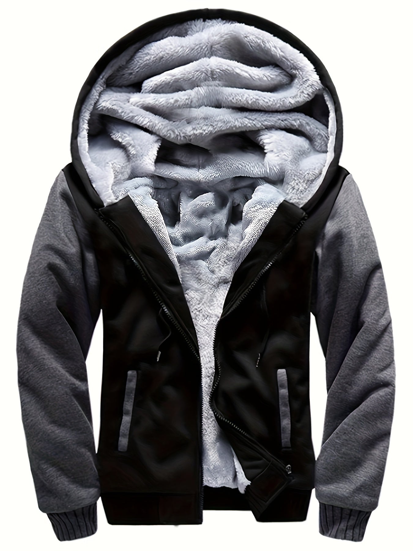 Warm Fleece Jacket With Hood Casual - Regular Fit - Alpinor - AP 24 - Essential in Multiple Colors