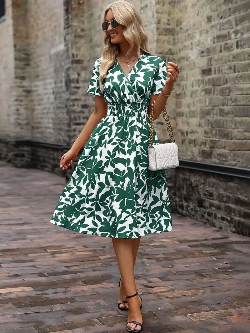 Wrap Dress - Floral Pattern - Light and Airy - Perfect for Summer