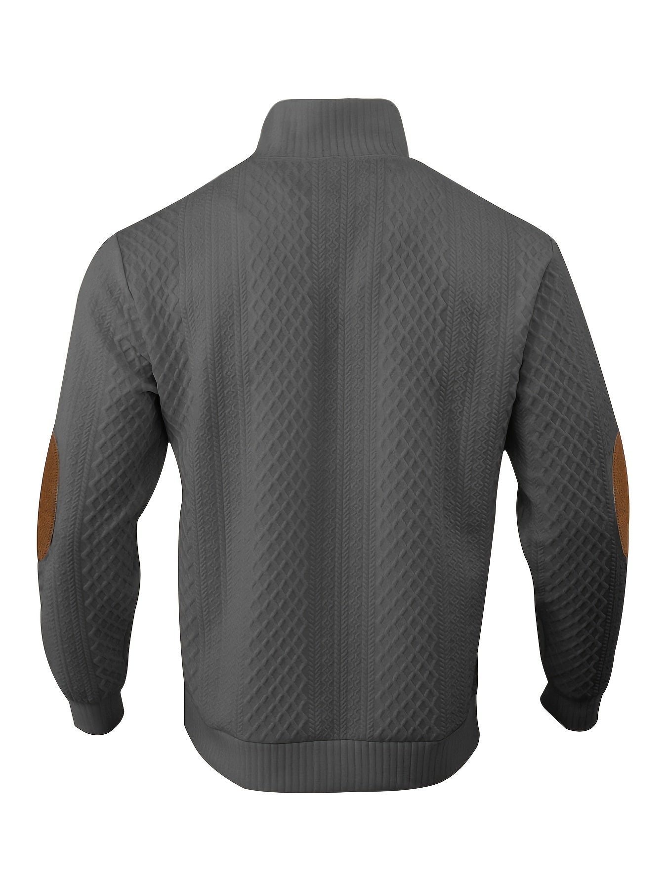 Half Zip Stand-up Collar Sweatshirt - Regular Fit - Modera - MD 82 - Essential in Multiple Colors