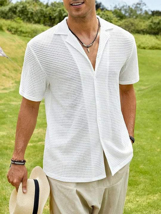 Men's Neat Summer Blouse