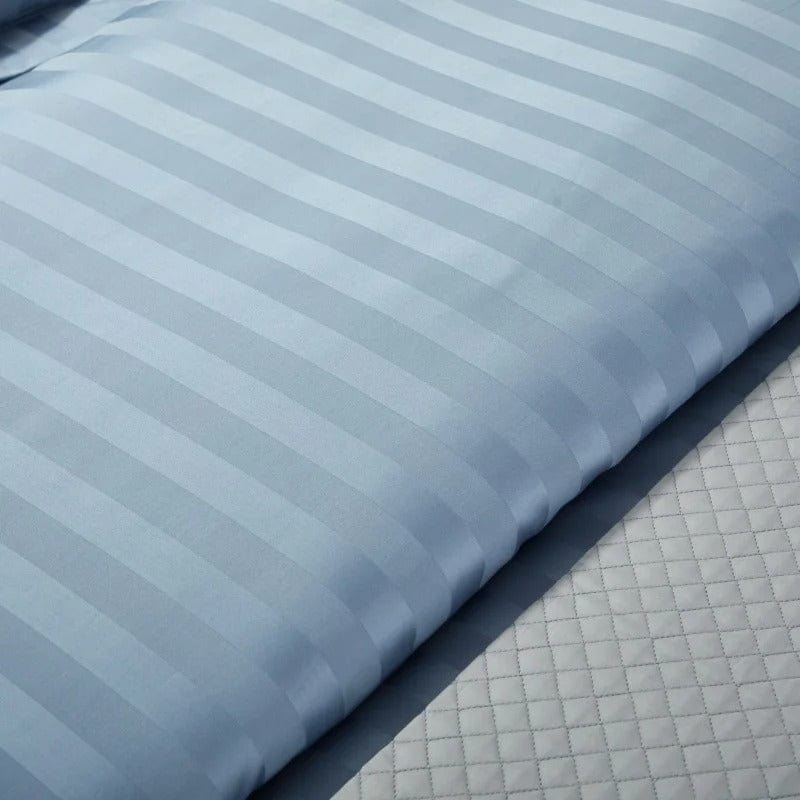 Prestige Blue Duvet Cover Set (Egyptian Cotton) | High-quality Egyptian cotton - Strong blue color - Soft and breathable for every season