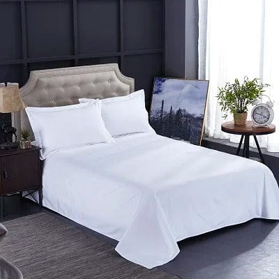 Luxury White Duvet Cover Set (Egyptian Cotton) | Premium Egyptian Cotton - Crisp White Colour - Perfect for a Sophisticated Bedroom