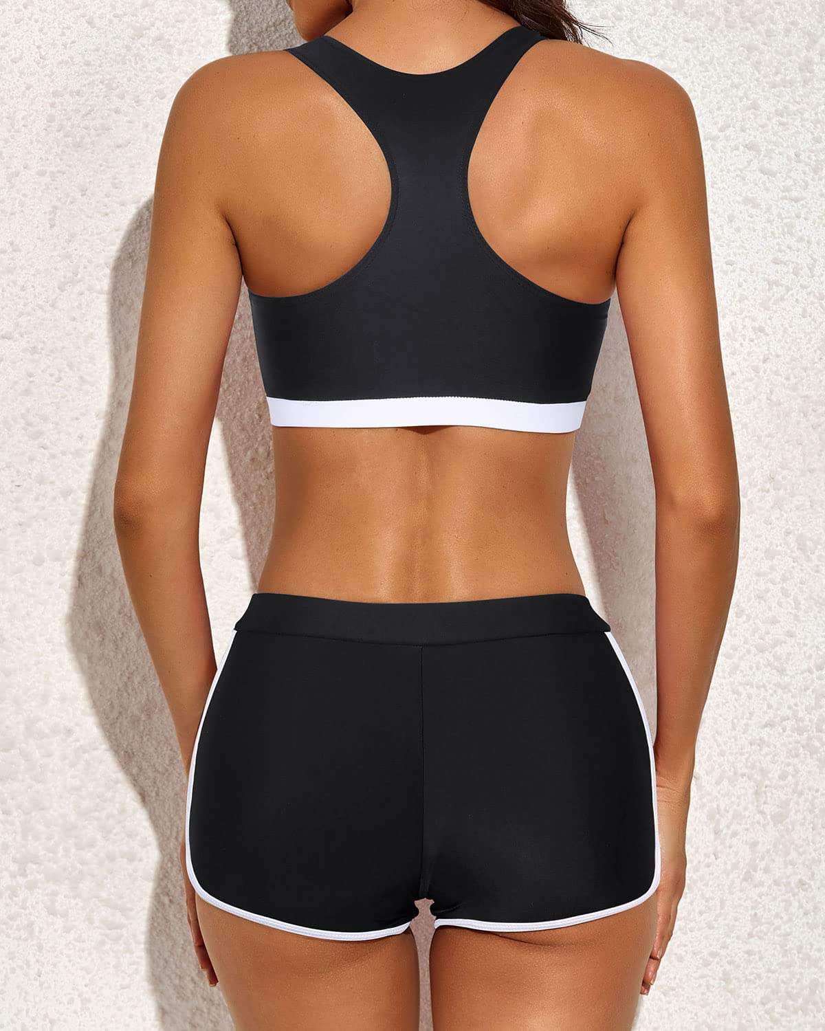 Women's Sporty Top and Shorts Set