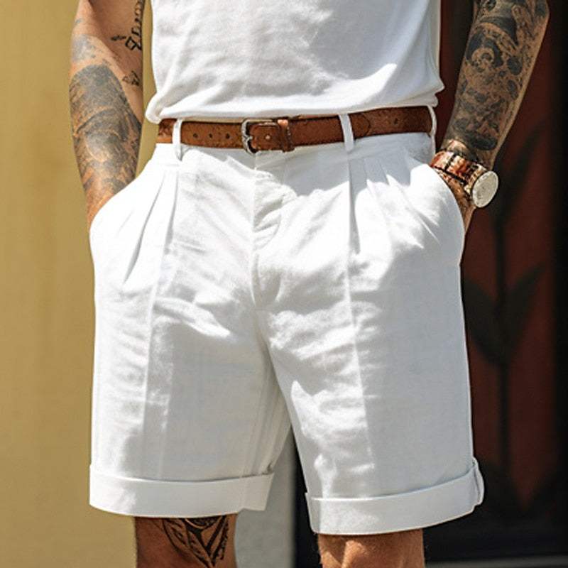 Men's Shorts - Elegant Style - Light and Breathable Material - Perfect for Summer