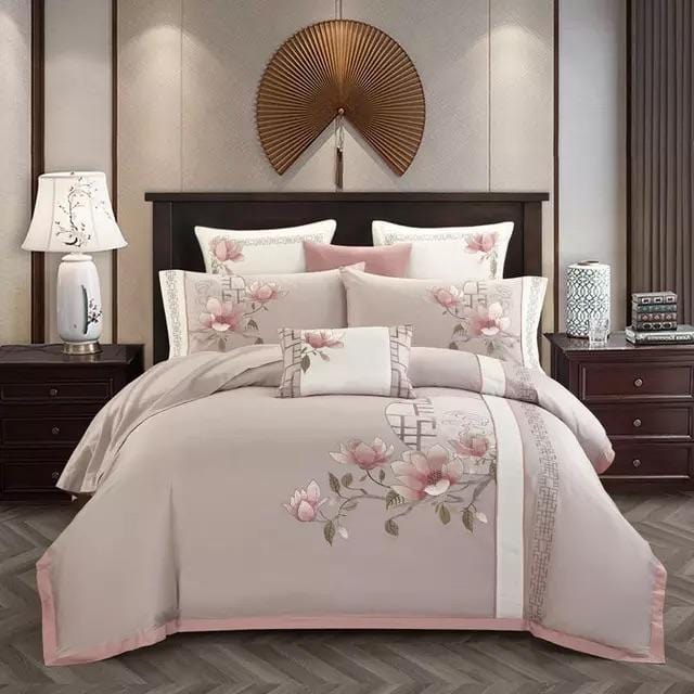 Sakura Bloom Duvet Cover Set - Egyptian Cotton | Stylish floral design - Soft and durable for everyday use