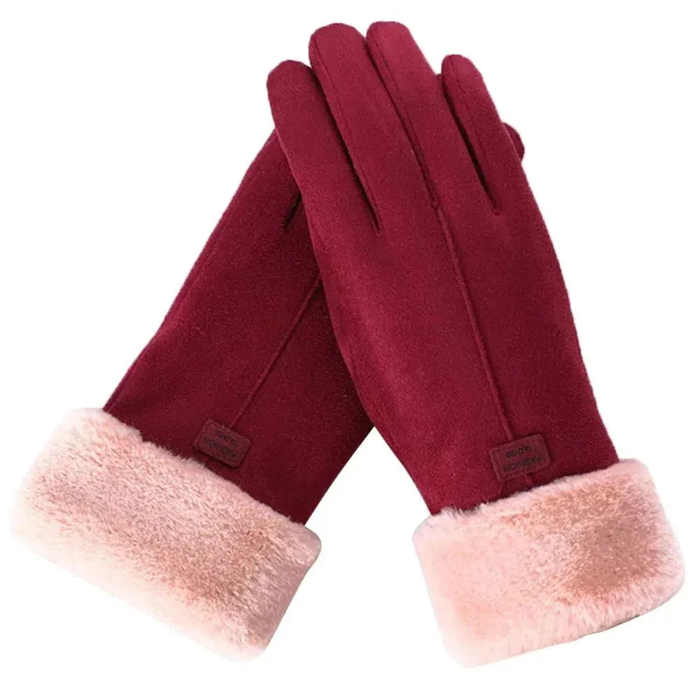 Self-Heating Gloves - Kimmy Collection - Cotton, Carbon Fiber, Waterproof and Windproof - Perfect for Winter