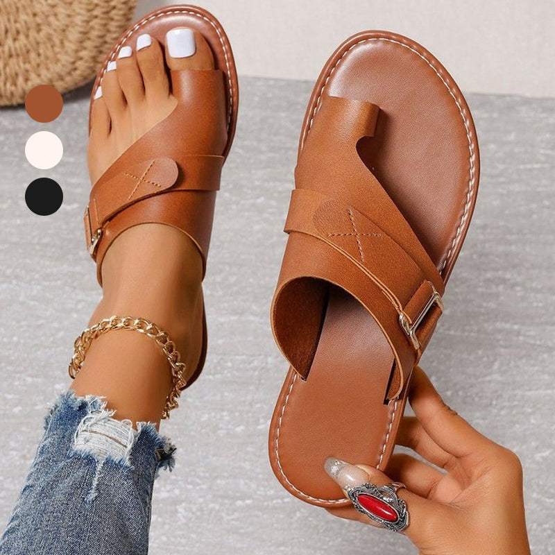 Ladies Leather Sandals