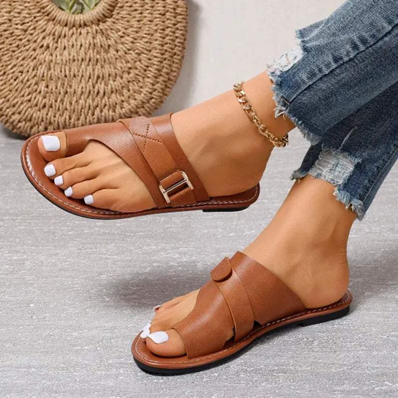 Ladies Leather Sandals