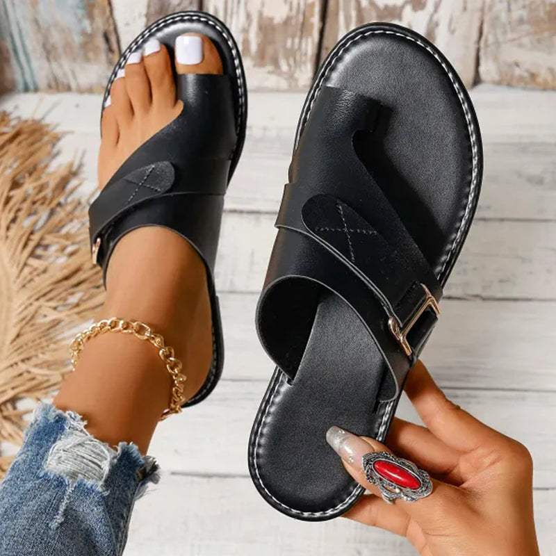 Ladies Leather Sandals