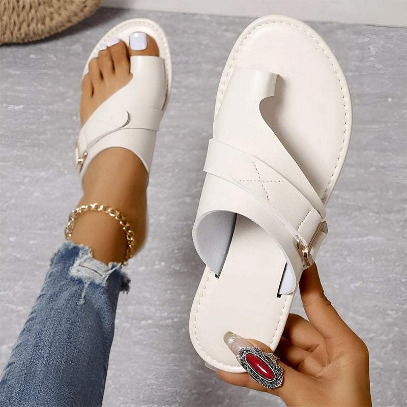 Ladies Leather Sandals