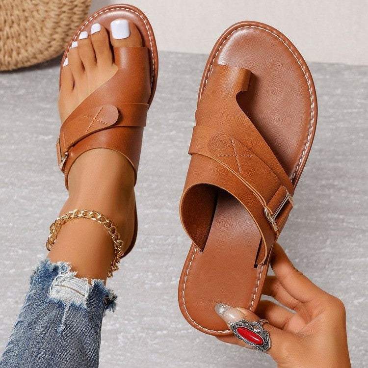 Ladies Leather Sandals