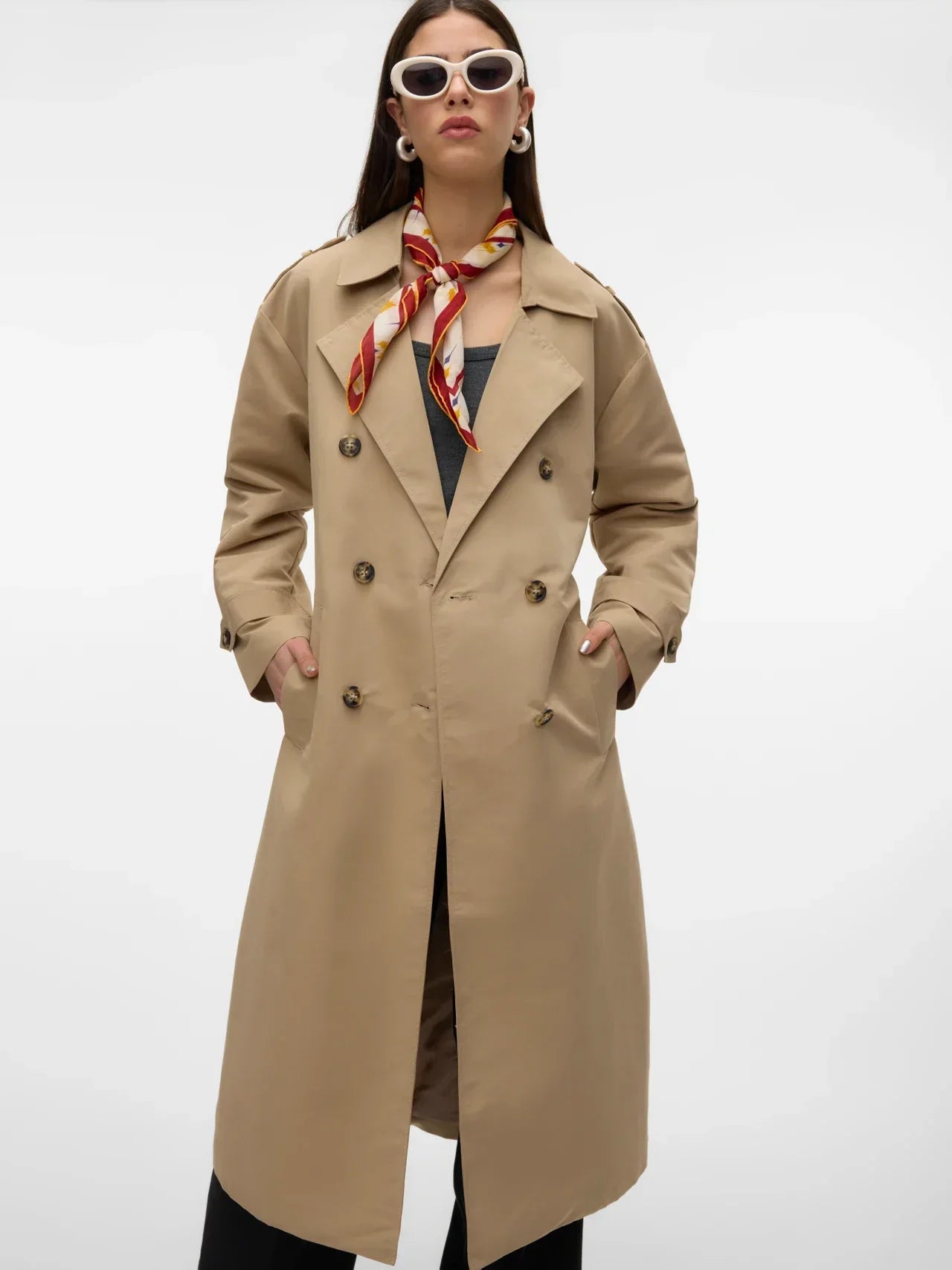 Windproof Trench Coat | Stylish and Functional - Ideal for Windy Days