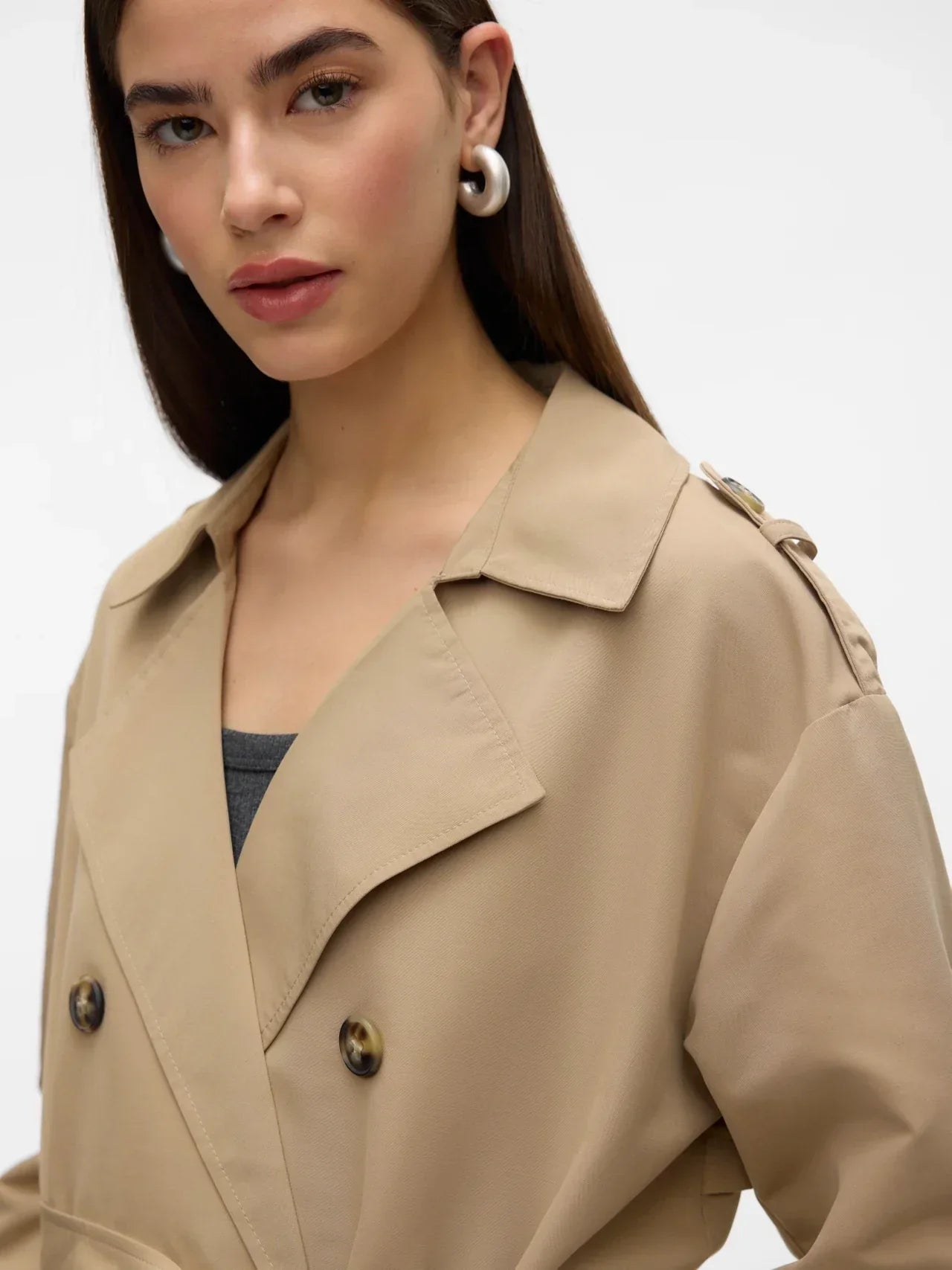 Windproof Trench Coat | Stylish and Functional - Ideal for Windy Days