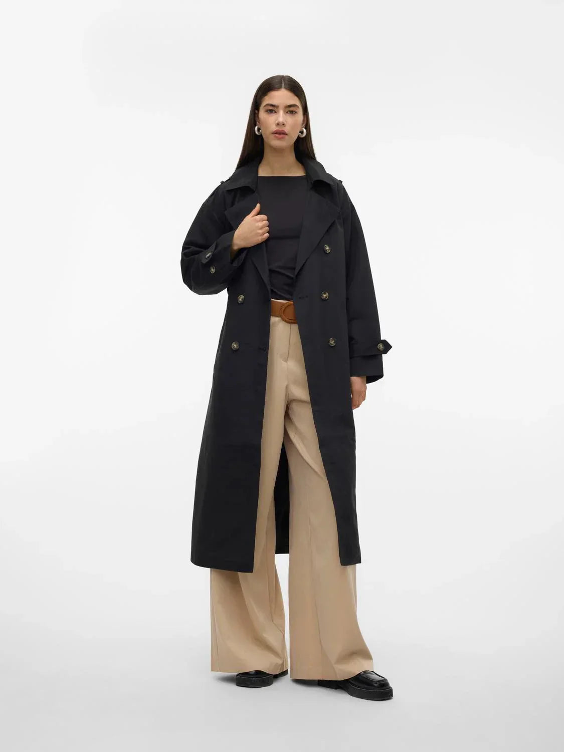 Windproof Trench Coat | Stylish and Functional - Ideal for Windy Days