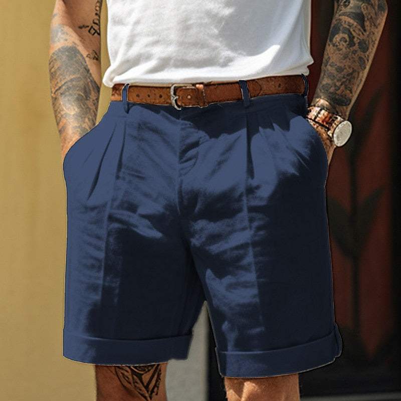 Men's Shorts - Elegant Style - Light and Breathable Material - Perfect for Summer