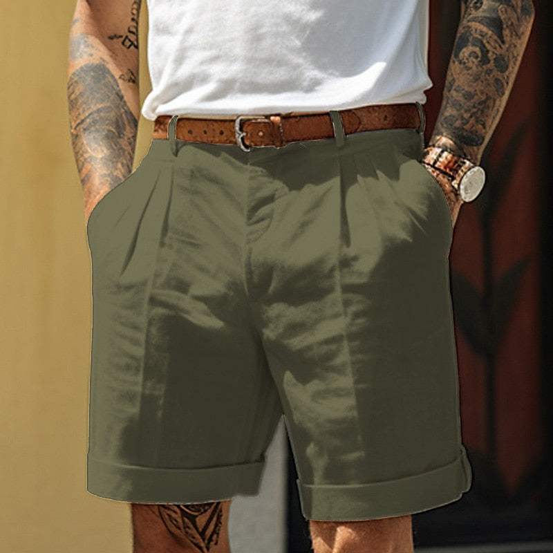 Men's Shorts - Elegant Style - Light and Breathable Material - Perfect for Summer